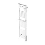 Sèche-serviettes électrique à inertie fluide étroit Actibain Noirot 500W blanc