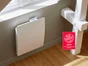 Radiateur electrique a inertie fonte Walter Noirot 1000W horizontal blanc