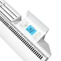 Radiateur electrique a inertie fonte Walter Noirot 1000W horizontal blanc