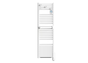 Sèche-serviettes électrique soufflant étroit Actibain Noirot 1300W blanc