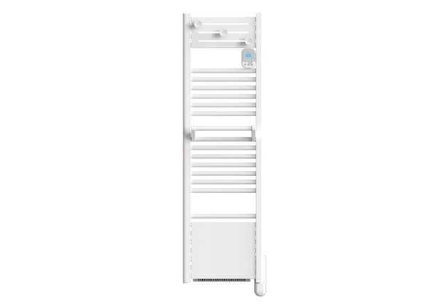 Sèche-serviettes électrique soufflant étroit Actibain Noirot 1300W blanc