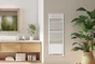 Sèche-serviettes électrique soufflant étroit Actibain Noirot 1300W blanc