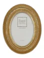 Cadre Ovale, H.18 x l.13 cm doré, EMDE DUMONT