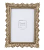 Cadre Feuilles, H.18 x l.13 cm doré, EMDE DUMONT