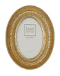 Cadre Ovale, H.15 x l.10 cm doré, EMDE DUMONT