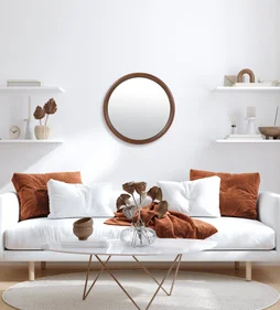 Miroir rond Essentiel marron diam.42.5 cm EMDE DUMONT