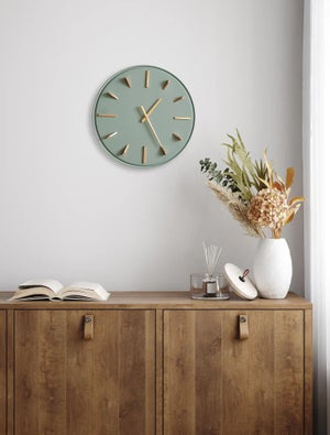 Horloge Sauge EMDE vert Diam.38 cm