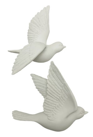 Décoration murale Oiseaux EMDE l.15 x H.12.5 cm