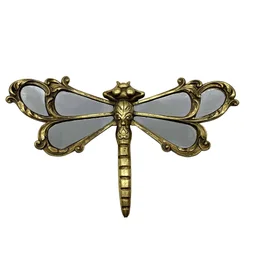 Décoration murale Libellule, jaune / doré EMDE l.28.5 x H.18 cm