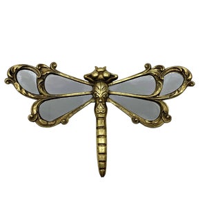 Décoration murale Libellule, jaune / doré EMDE l.28.5 x H.18 cm
