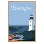 Toile imprimée Phare Breton l.65 x H.97 cm