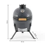 Kamado small gris, l.47 x L.45 x H.55 cm LANDMANN