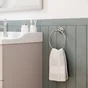 Anneau porte serviette fixation au choix SENSEA Charm chromé