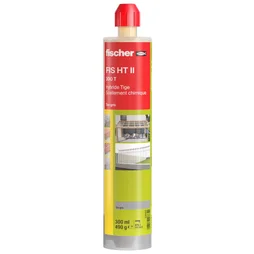 Cartouche de scellement chimique et canules HTII 300 gris FISCHER