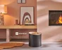 Range-bûches Sahara acier DIXNEUF 005.10802b10
