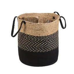 Corbeille Niamey coton recyclé et jute DIXNEUF 005.c1002