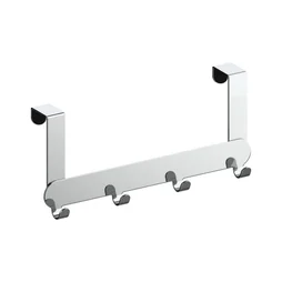 Crochet pour salle de bains sur porte multiple SENSEA Essential chromé