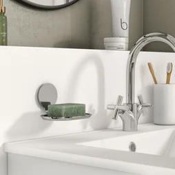 Porte savon fixation au choix SENSEA Essential chromé