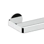Porte serviette double fixation au choix, SENSEA Essential, 50 cm, chromé