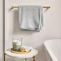 Porte serviette à visser SENSEA Neo 50 cm doré