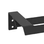 Porte serviette à visser double SENSEA Studio 50 cm noir