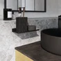 Etagère à visser SENSEA Studio noir 20 cm
