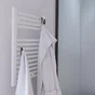 Crochet pour salle de bains radiateur simple SENSEA Easy noir