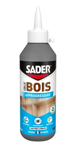 Colle d'assemblage vinyl bois interieur sech.progressif sader 500ml