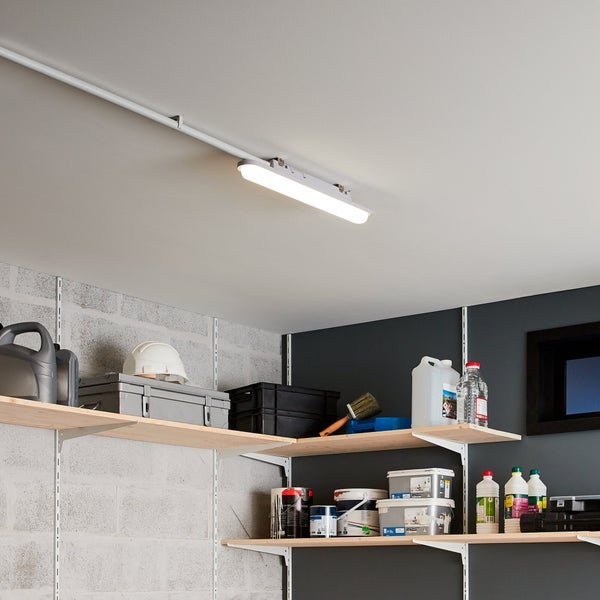 Réglette étanche led, volga, 50cm, 2800lm, 4000k, ip65, INSPIRE