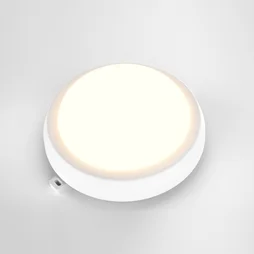 Hublot extérieur led integré, rond 22cm, 1540lm, ip44, blanc, premier prix