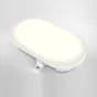Hublot extérieur, led intégré, ovale 20cm, 1300lm, ip44, blanc, premier prix