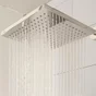 Pomme de douche haute carré, SENSEA Lana, L.25 x l.25 cm chromé
