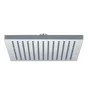 Pomme de douche haute carré, SENSEA Lana, L.25 x l.25 cm chromé