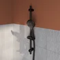 Barre de douche, SENSEA Easy, 58 cm, noir