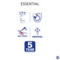 Flexible de douche, SENSEA Essential 1,75 cuivre
