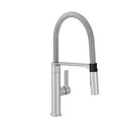Mitigeur de cuisine avec douchette DELINIA Oly gris