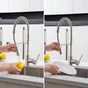 Mitigeur de cuisine avec douchette DELINIA Tomas acier mat