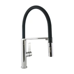 Mitigeur de cuisine avec douchette DELINIA Oly noir / chrome