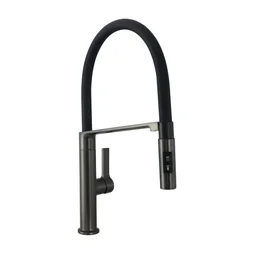 Mitigeur de cuisine avec douchette DELINIA Oly anthracite