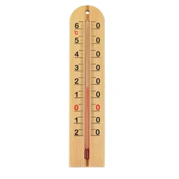 Thermomètre 41x6   plastique blanc