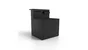 Plan de travail acier pour plancha FORGE ADOUR, noir