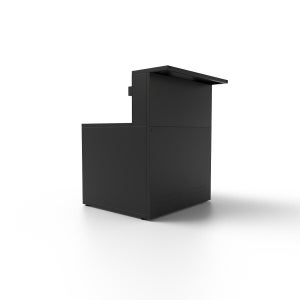 Plan de travail acier pour plancha FORGE ADOUR, noir