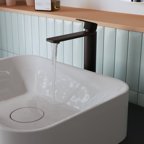 Mitigeur lavabo, SENSEA XL Neo, noir