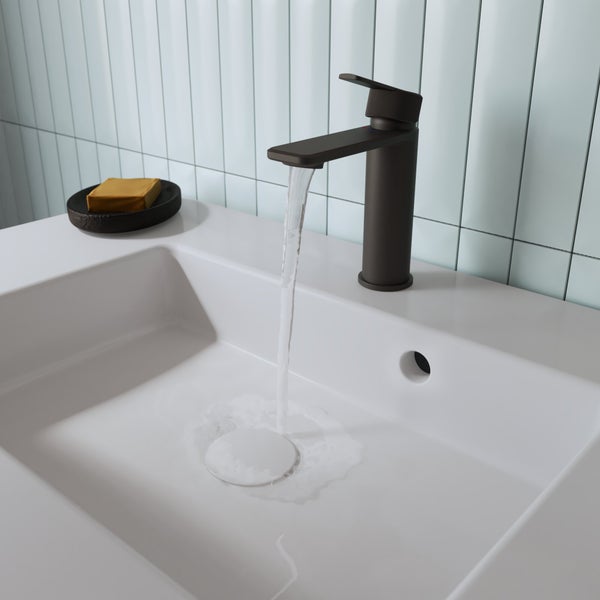 Mitigeur lavabo, SENSEA M Neo, noir