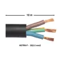 Cable electrique 3G 2.5mm? h07rn-f L.10m, noir