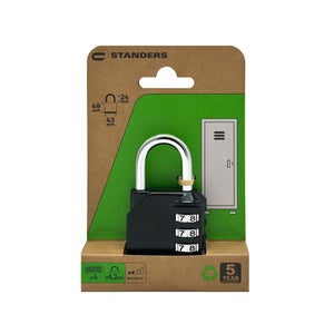 Cadenas à combinaison STANDERS zamak, l.43 mm