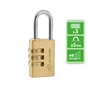 Cadenas à code STANDERS laiton, l.43 mm