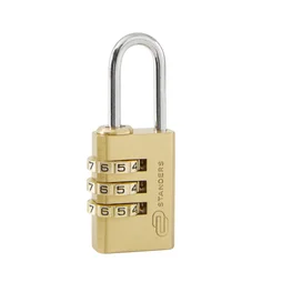 Cadenas à code STANDERS laiton, l.21 mm