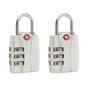 Lot de 2 cadenas à code STANDERS zamak, l.30.9 mm