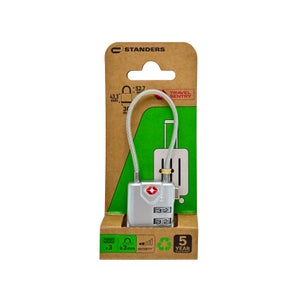 Cadenas à code STANDERS zamak, l.30 mm